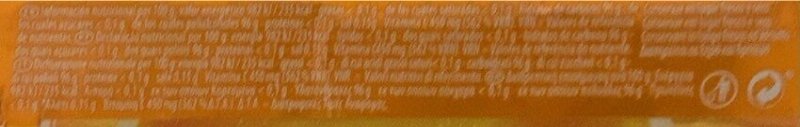 Foto da tabela nutricional