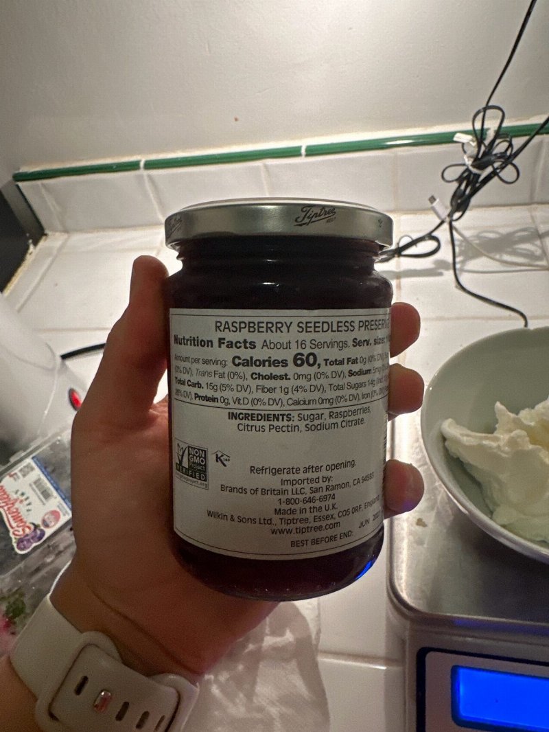 Foto da tabela nutricional