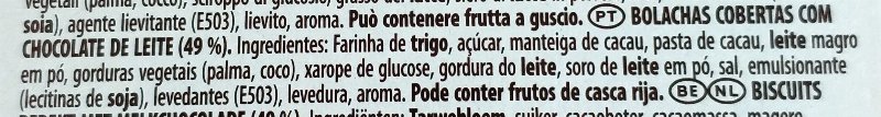Foto da lista de ingredientes