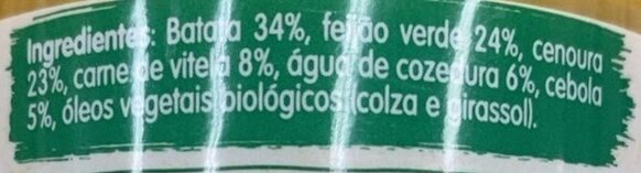 Foto da lista de ingredientes