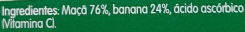 Foto da lista de ingredientes