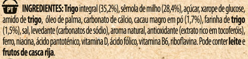 Foto da lista de ingredientes