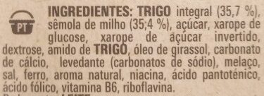 Foto da lista de ingredientes