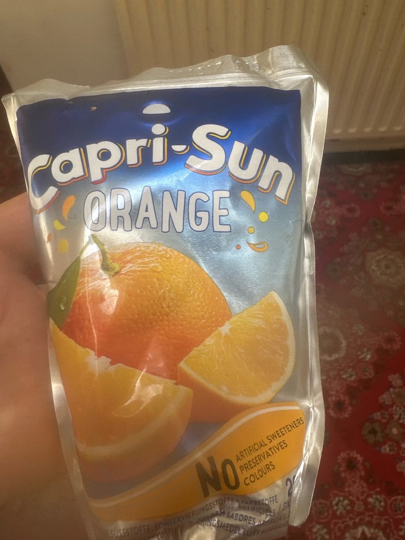 Foto da lista de ingredientes