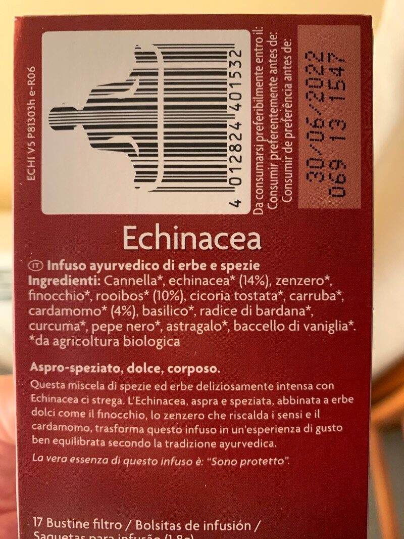 Foto da tabela nutricional