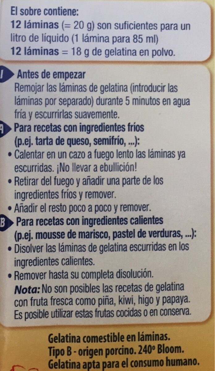 Foto da tabela nutricional