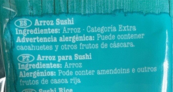 Foto da tabela nutricional