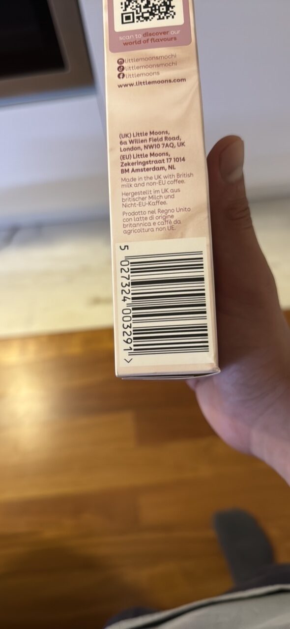 Foto da tabela nutricional