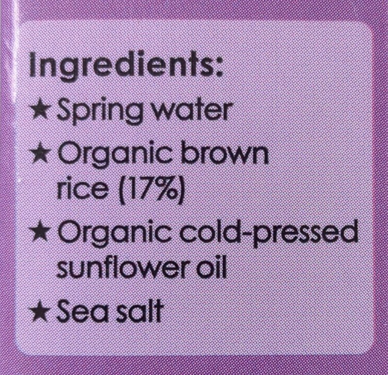 Foto da lista de ingredientes