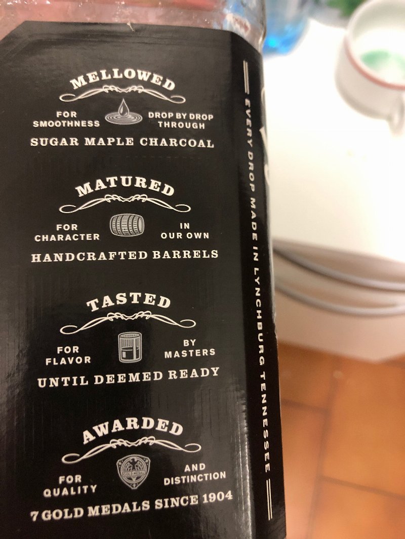 Foto da lista de ingredientes