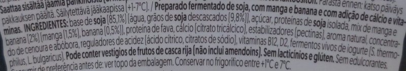Foto da lista de ingredientes