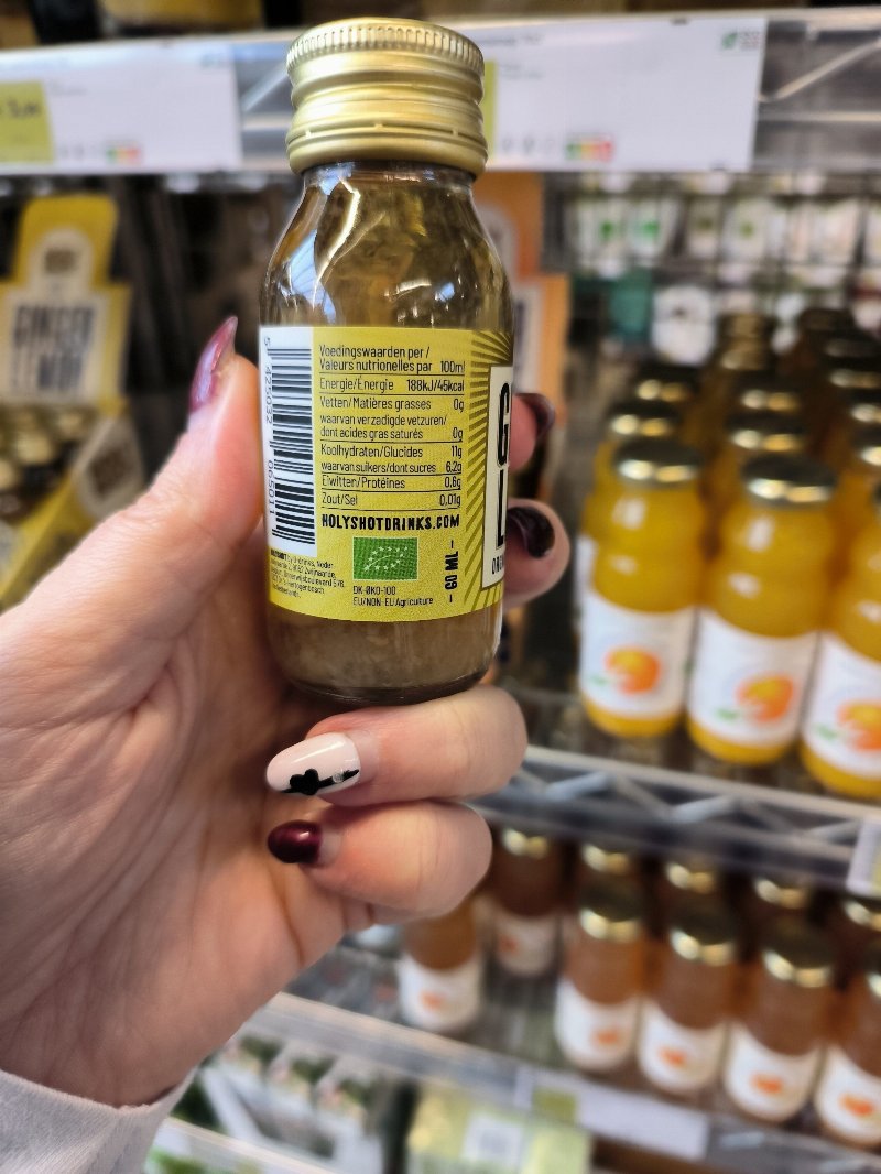Foto da tabela nutricional