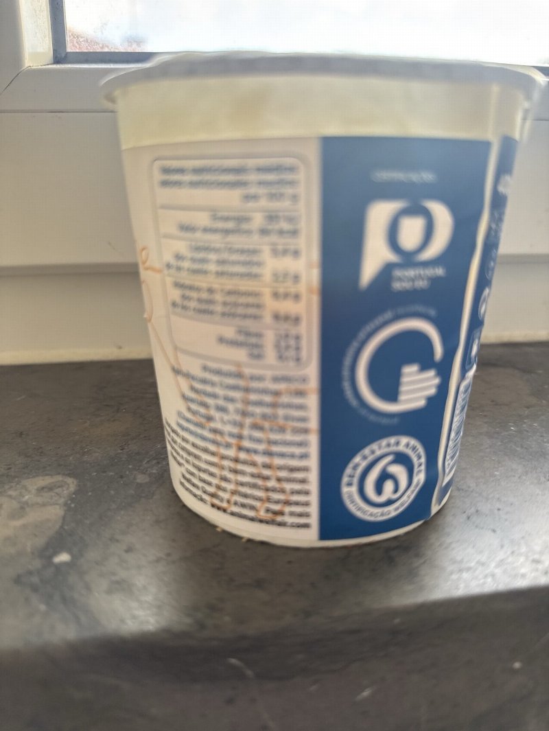 Foto da tabela nutricional