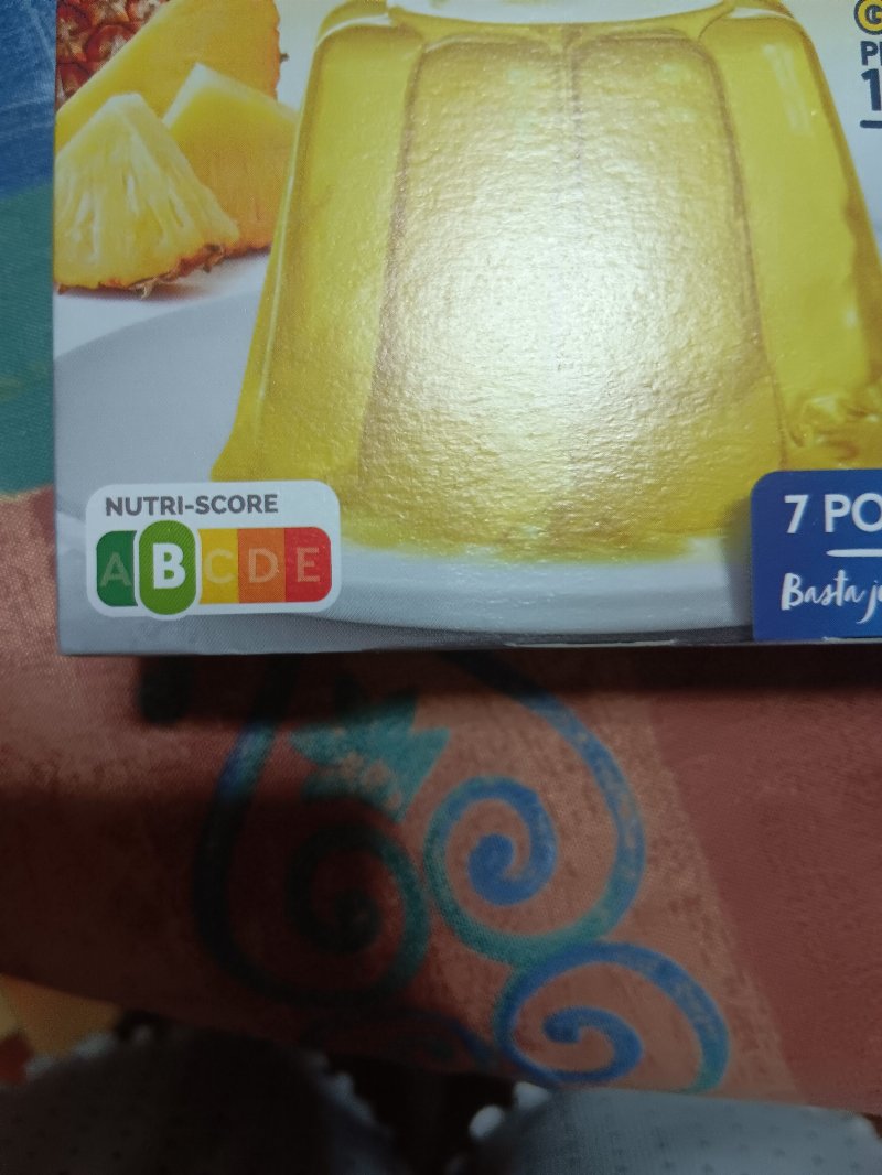 Foto da tabela nutricional