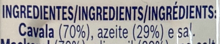 Foto da lista de ingredientes
