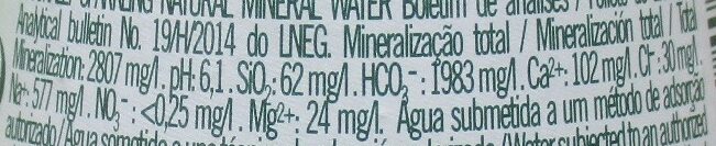 Foto da tabela nutricional