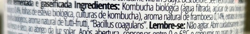 Foto da lista de ingredientes