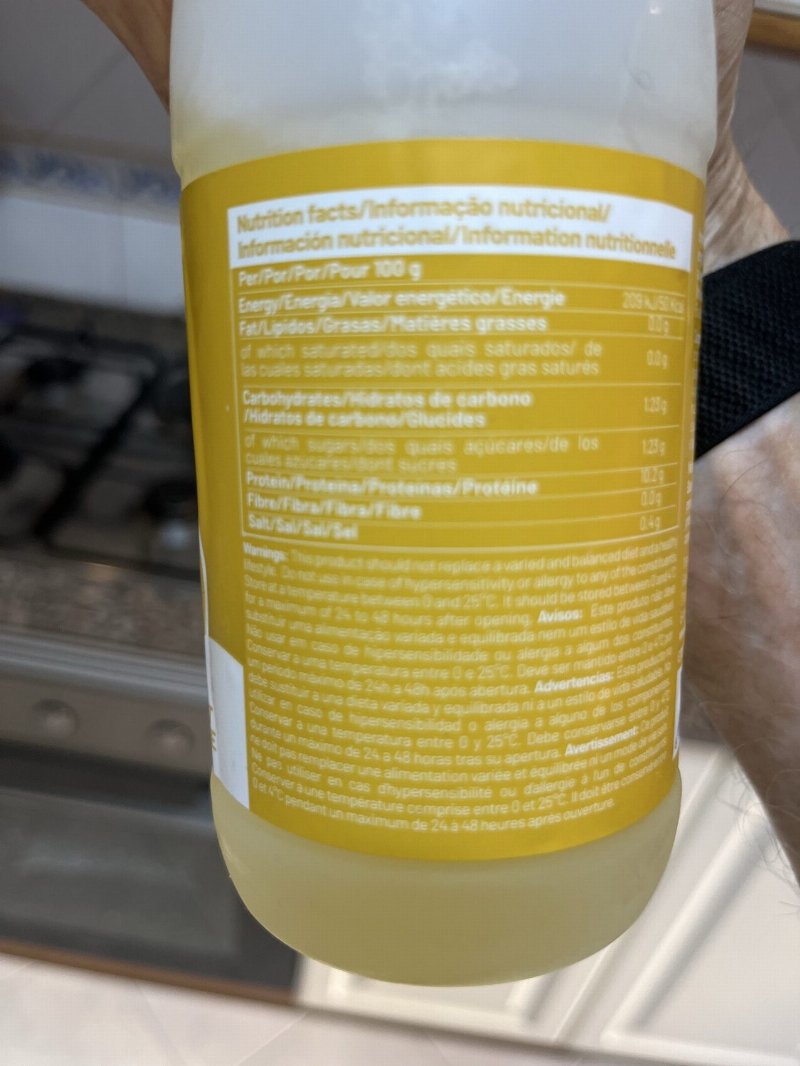 Foto da tabela nutricional