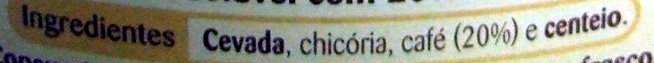 Foto da lista de ingredientes