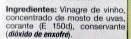 Foto da lista de ingredientes