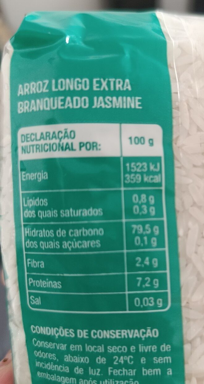 Foto da tabela nutricional