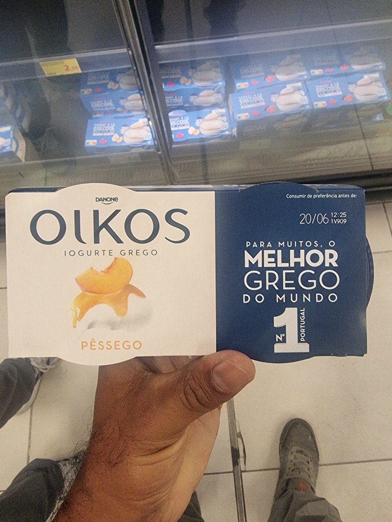 Foto da lista de ingredientes