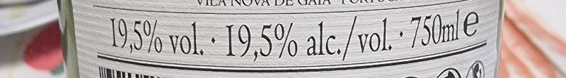 Foto da tabela nutricional
