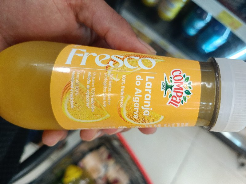 Foto da lista de ingredientes