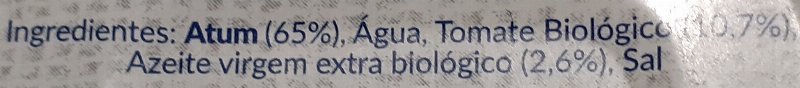 Foto da lista de ingredientes