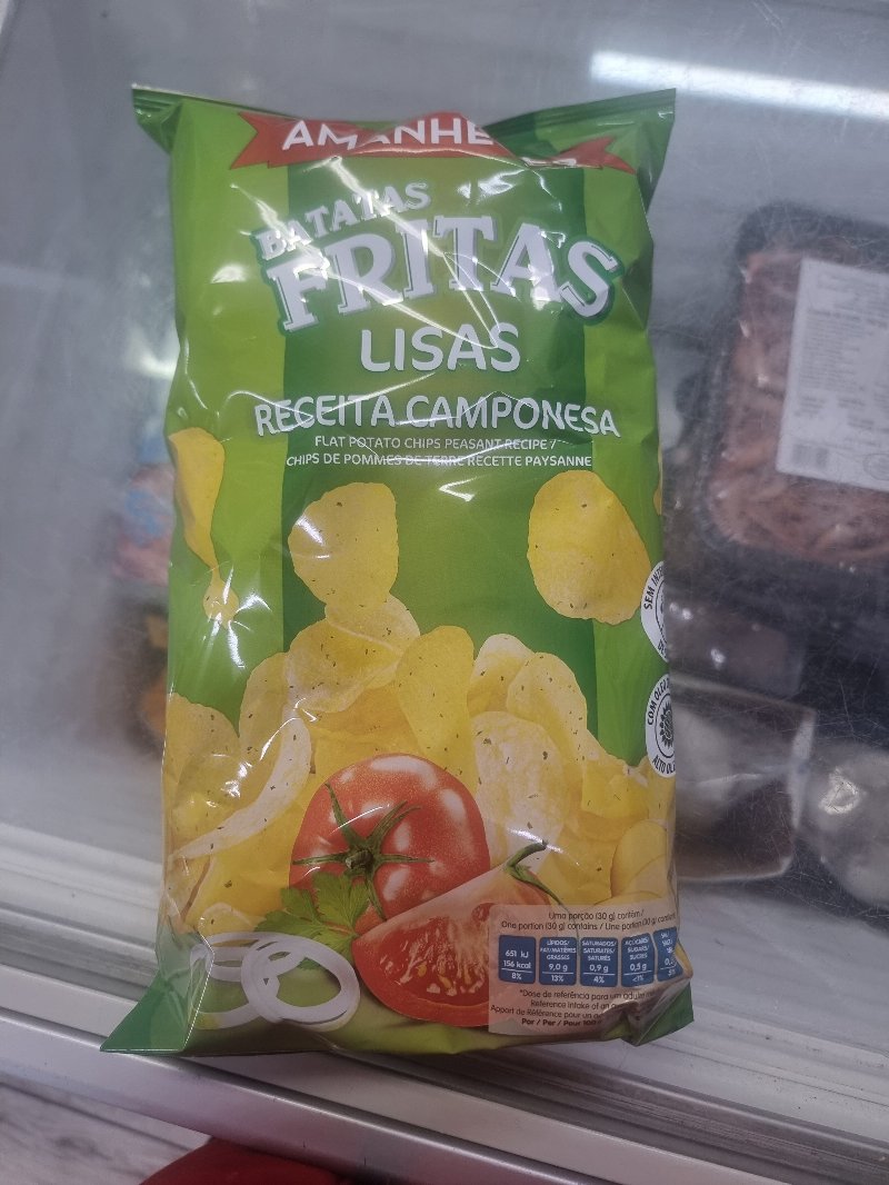 Foto da lista de ingredientes