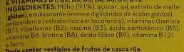 Foto da lista de ingredientes