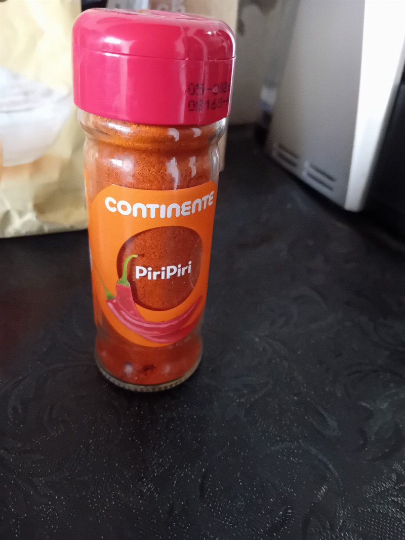 Foto da lista de ingredientes