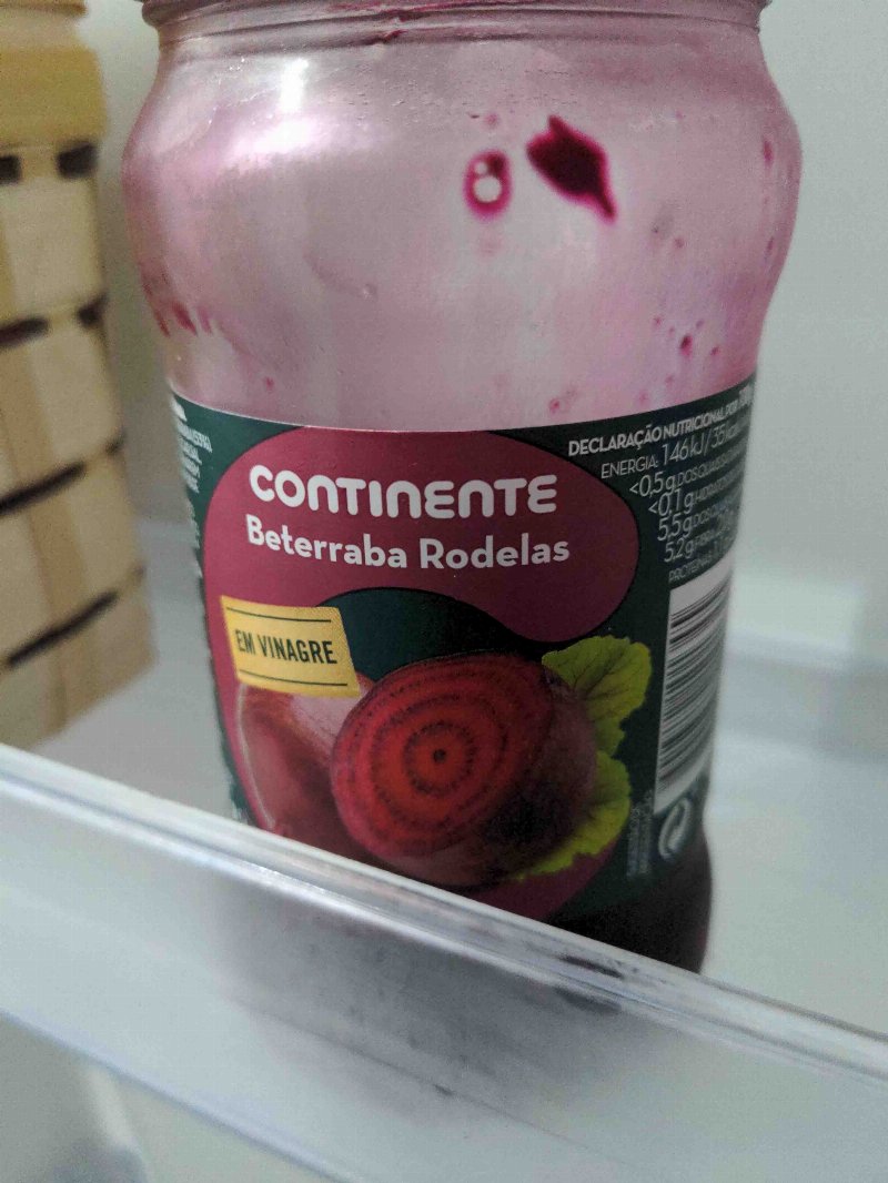 Foto da tabela nutricional