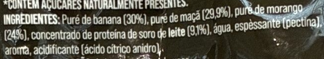 Foto da lista de ingredientes