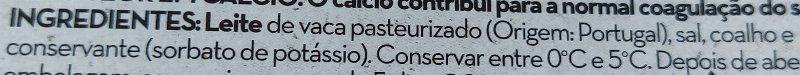 Foto da lista de ingredientes