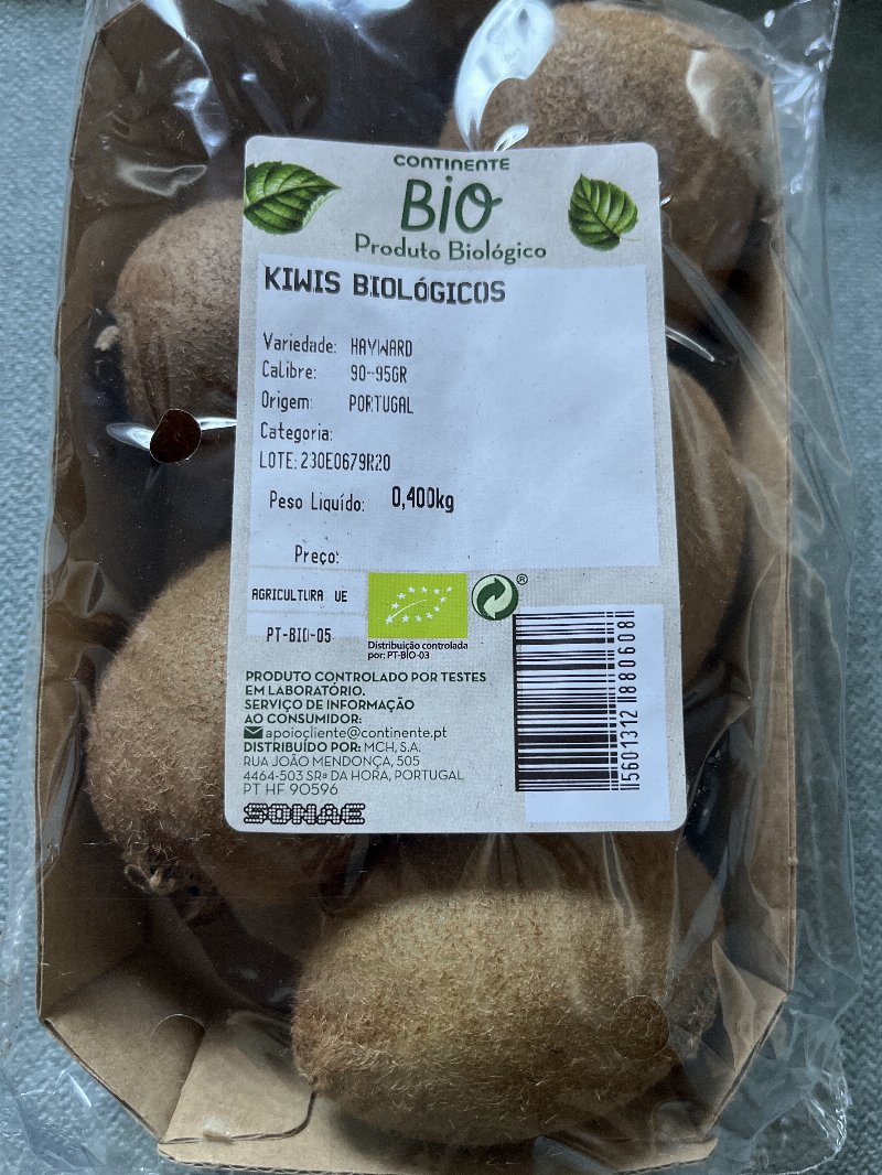 Foto da lista de ingredientes