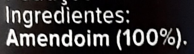 Foto da lista de ingredientes