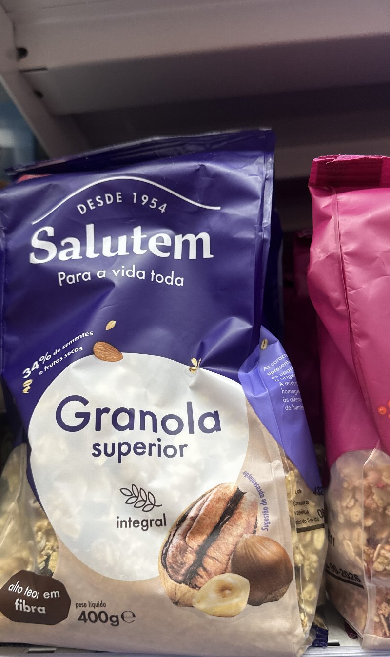 Foto da tabela nutricional