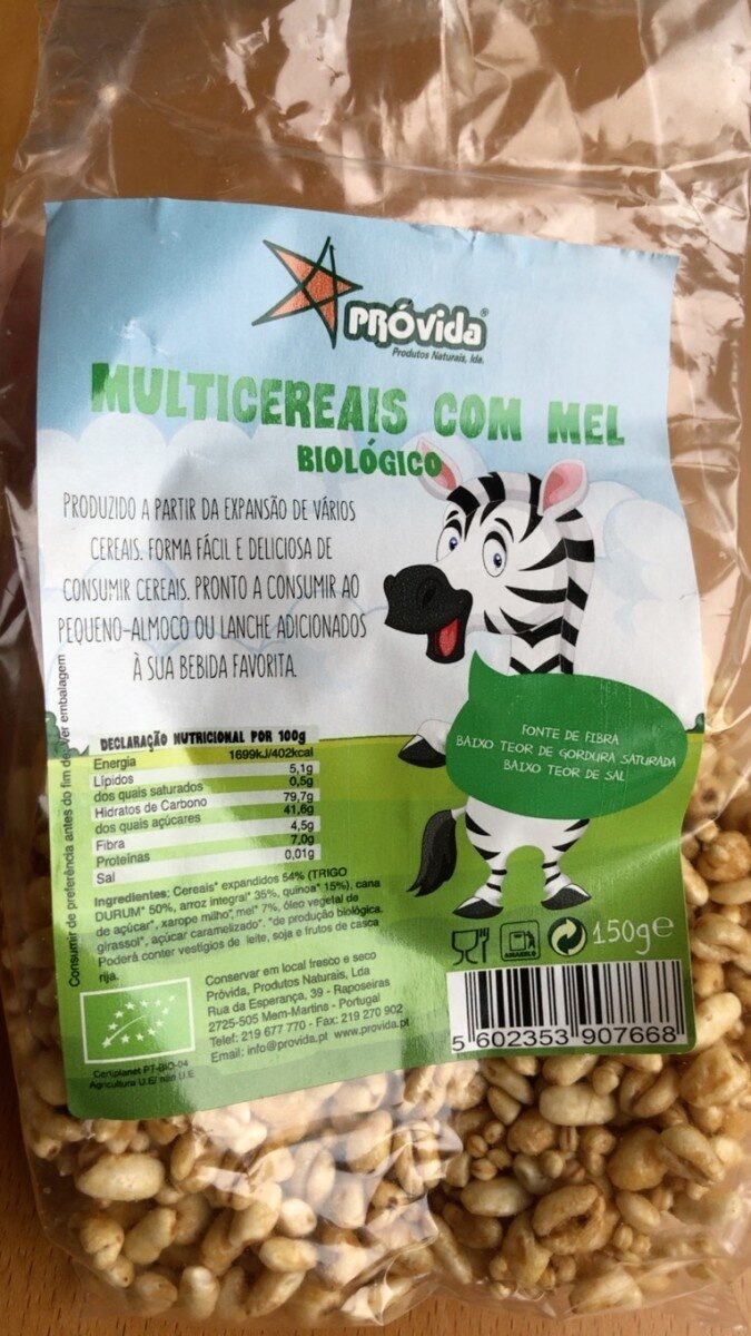Foto da tabela nutricional