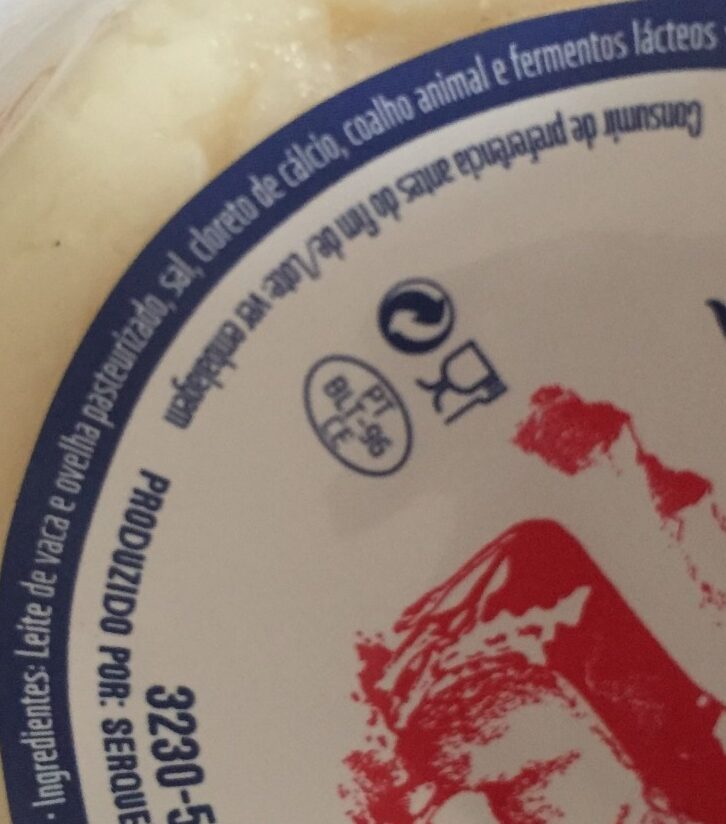 Foto da lista de ingredientes