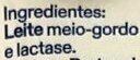Foto da lista de ingredientes