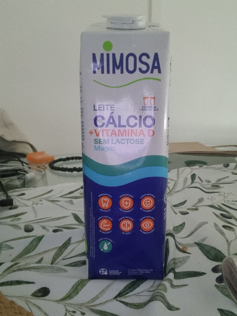Foto da lista de ingredientes