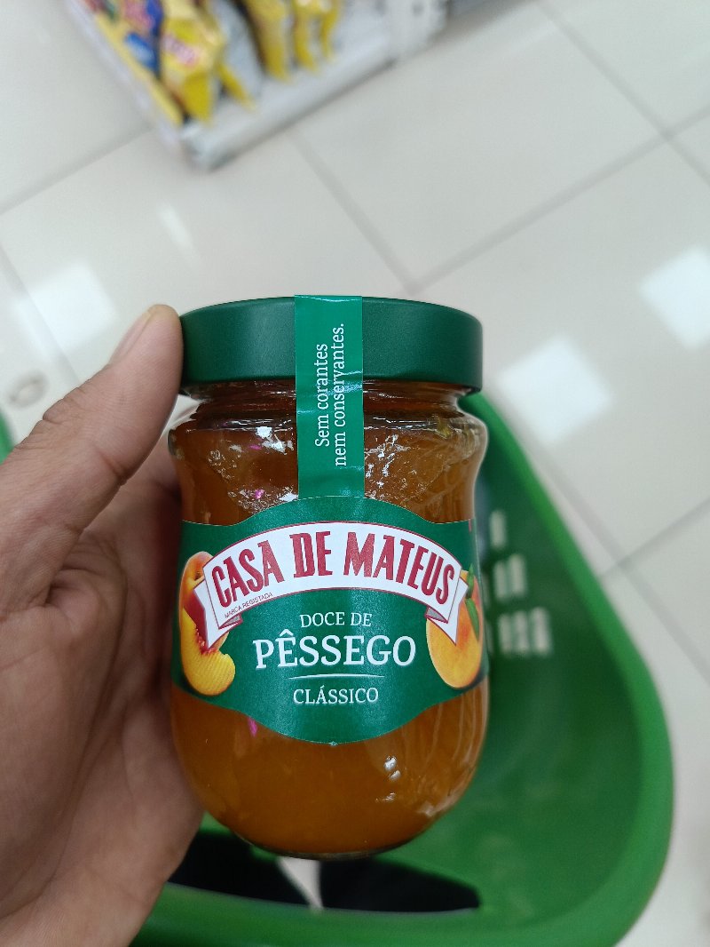 Foto da lista de ingredientes