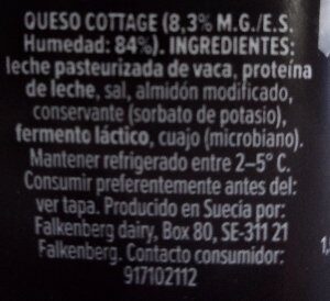 Foto da lista de ingredientes