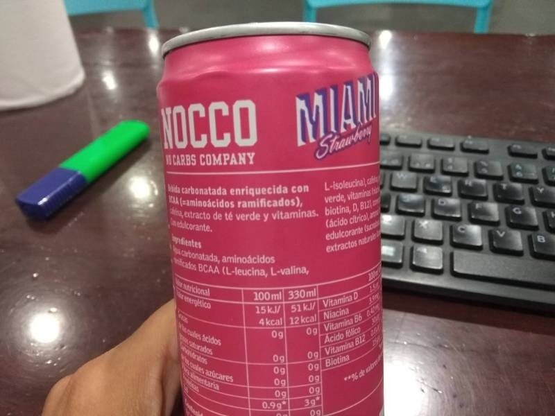 Foto da lista de ingredientes