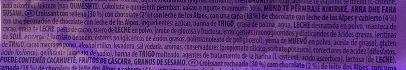 Foto da lista de ingredientes
