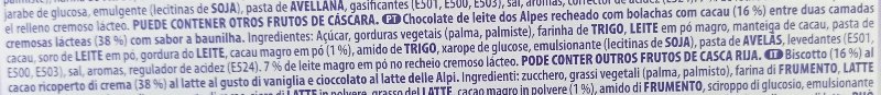 Foto da lista de ingredientes