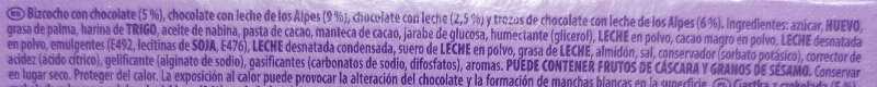 Foto da lista de ingredientes