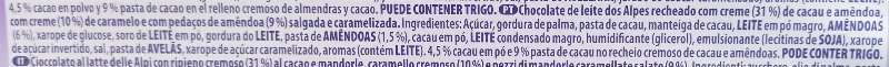 Foto da lista de ingredientes