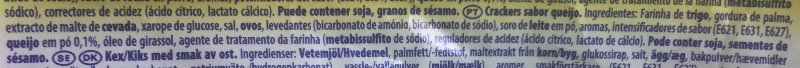 Foto da lista de ingredientes